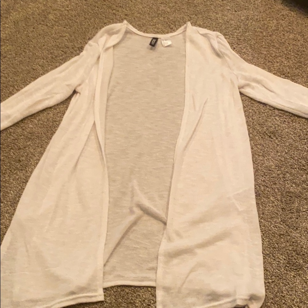White Cardigan